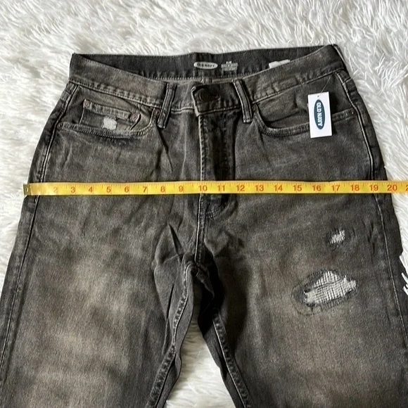 Old Navy Men’s Slim Built-In tough/Flex Ripped Jeans for Men size 32 X 30 - Picture 9 of 14